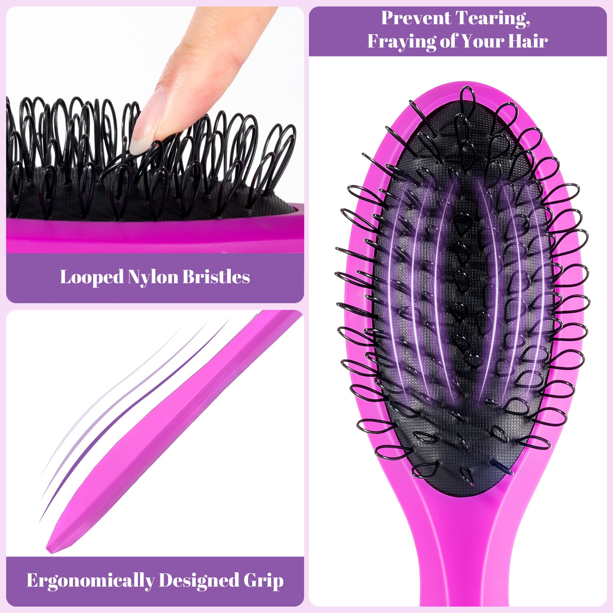Stylemate wide-tooth comb glides through wigs without snagging.