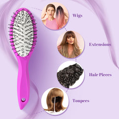 StyleMate wide-tooth comb detangles while preserving natural curl