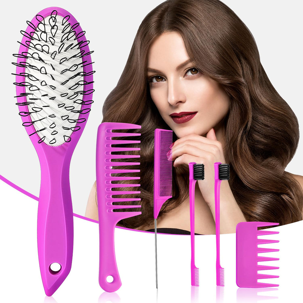 StyleMate wig brush with loop bristles gentle on scalp to reduce pulling