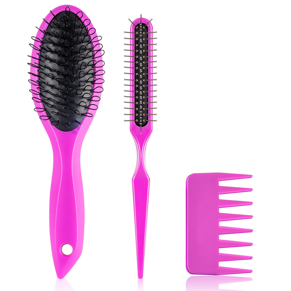 Stylemate wig brush set packaging shows compact on-the-go styling kit.