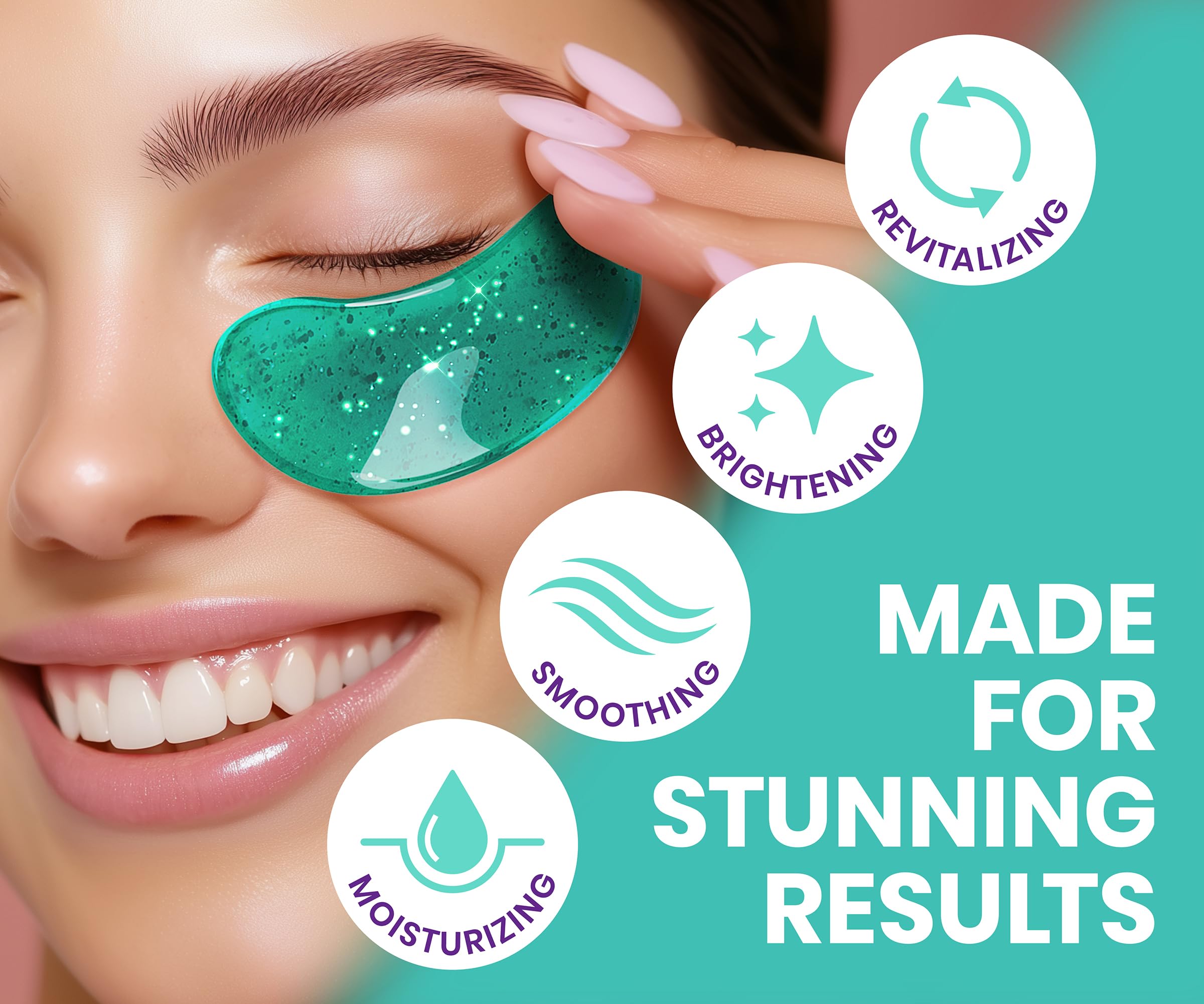 Stylia eye patches hydrating serum silky texture close-up