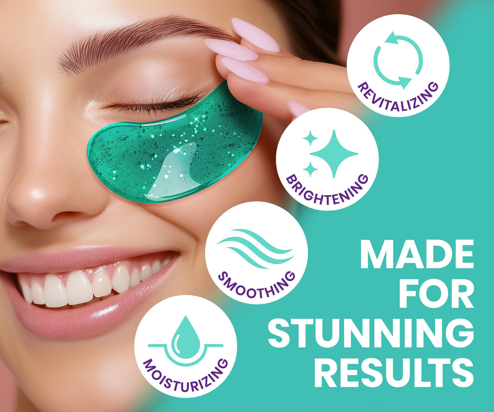 Stylia eye patches hydrating serum silky texture close-up