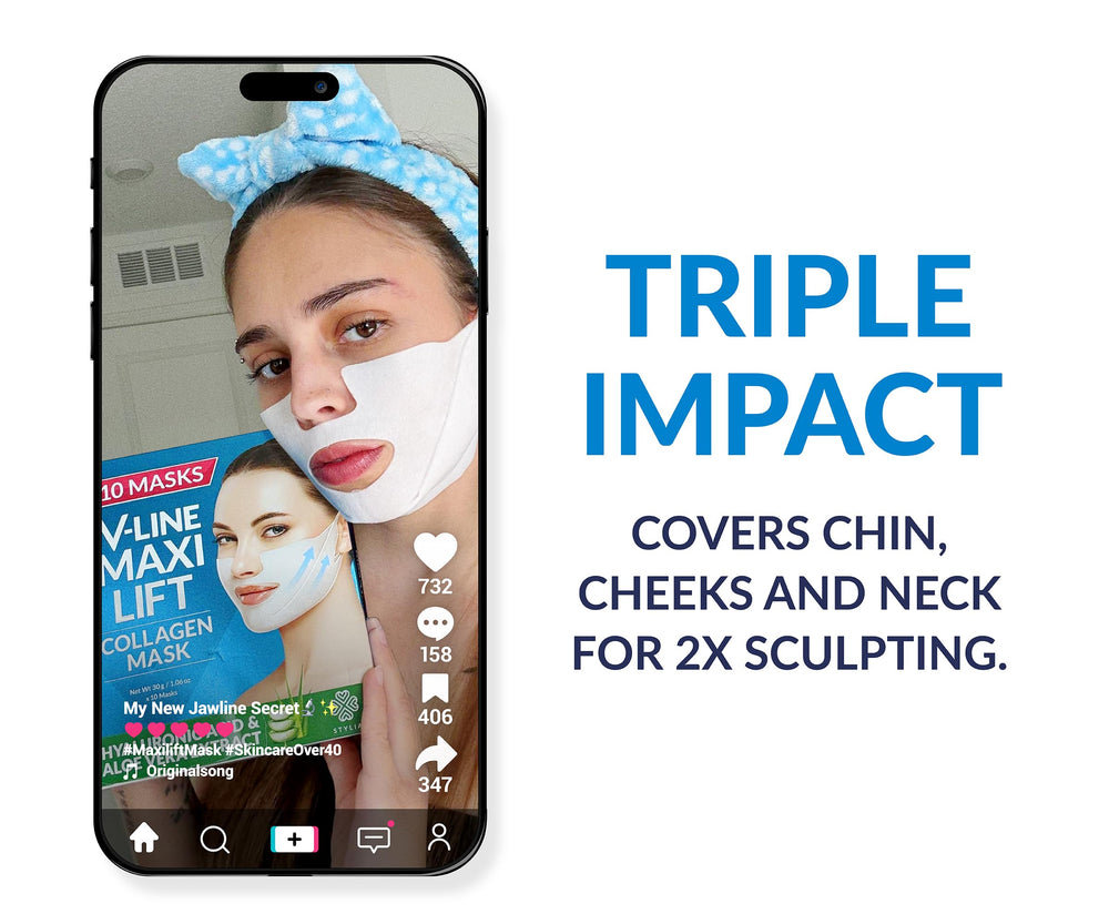 Stylia MaxiLift packaging opens to travel-friendly 10-piece set.