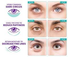 Stylia retinol vitamin C hyaluronic acid boost closeup demonstrates rejuvenating under-eye glow