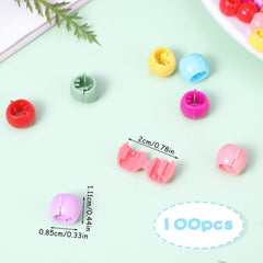 Styquenzer rainbow mini clip set shows assorted colors for versatile outfits