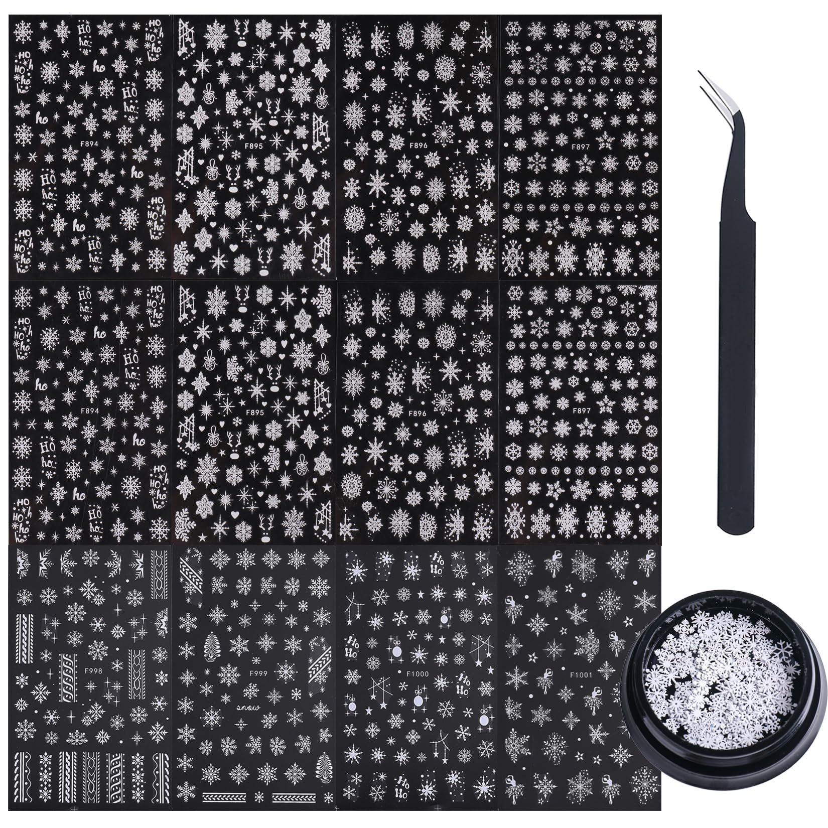 STZPRONAIL Christmas-themed nail stickers make a thoughtful gift.