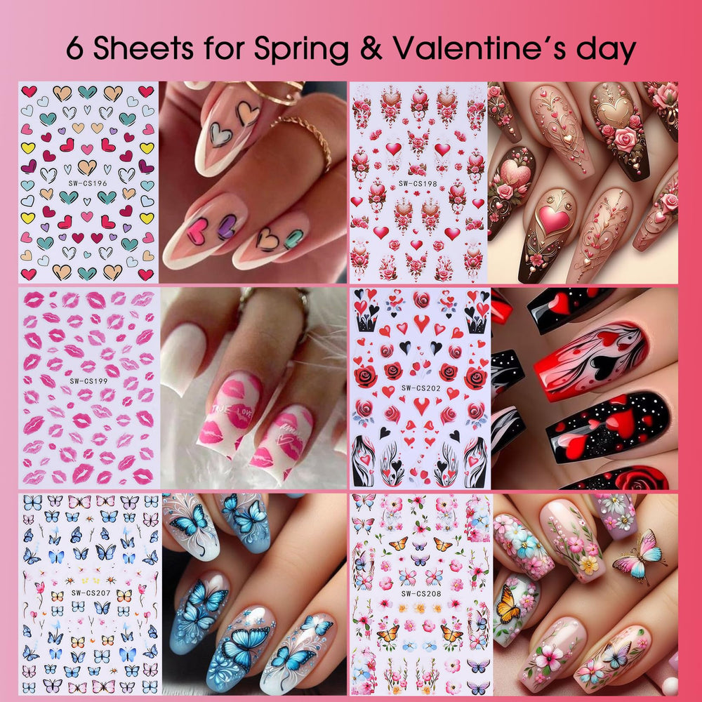 STZPRONAIL nail decoration kit supports natural and artificial nails.