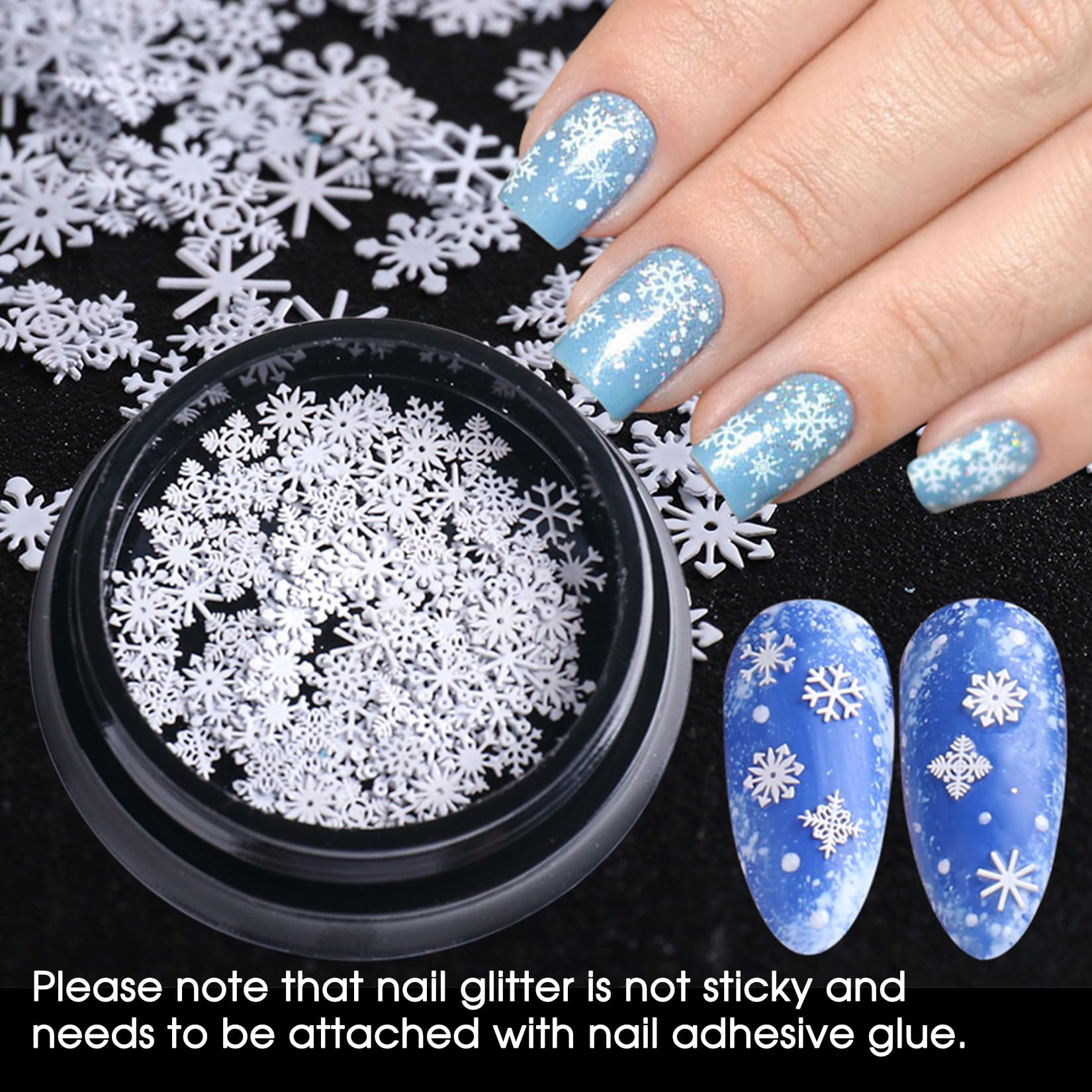 STZPRONAIL winter nail sticker set ideal for home or salon use.