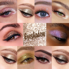 SUAKE liquid glitter formula close-up demonstrates quick-drying, non-sticky texture.