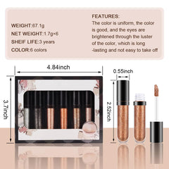 SUAKE Glitter Eyeshadow Color Palette shows rich shimmer and blendable texture.