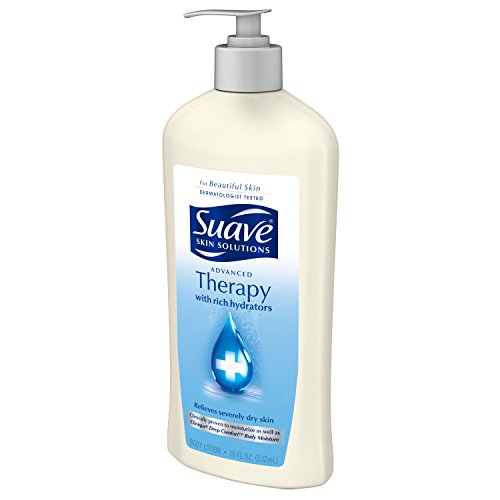 24-hour moisturization claim graphic for Suave Advanced Therapy