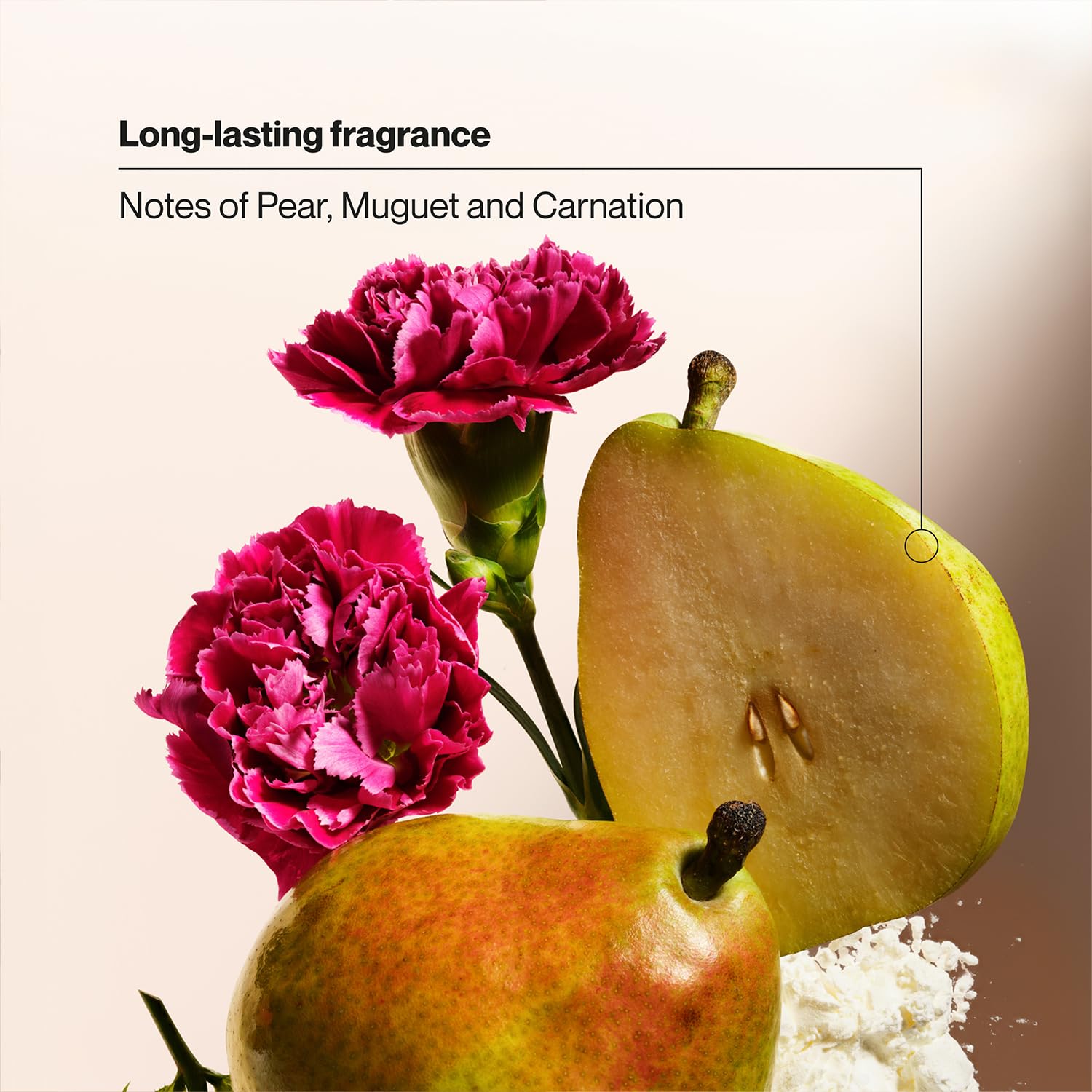 Suave antiperspirant women powder application swipe demonstrates quick drying.