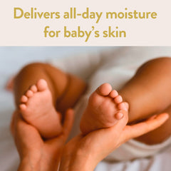 Close-up of coconut oil, chamomile, and shea butter in Suave Baby Lotion for nourished skin.