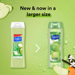 Suave Mango Citrus bottle shows tropical aroma and gentle cleanse.