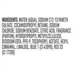 Suave Clarifying Shampoo fruity floral scent highlights long lasting aroma