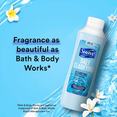 Suave Clarifying Shampoo scalp refresh captures clean scalp after wash