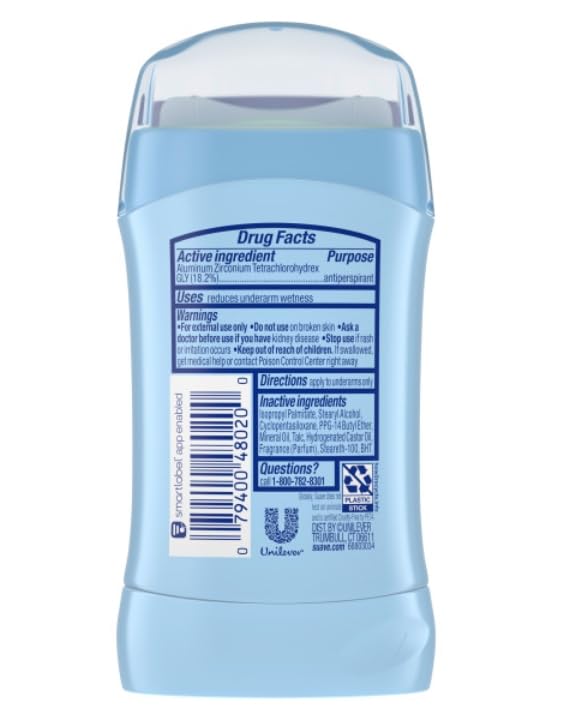 Suave Deodorant Women Cocoa Shea Butter long-lasting scent enhances daily freshness.