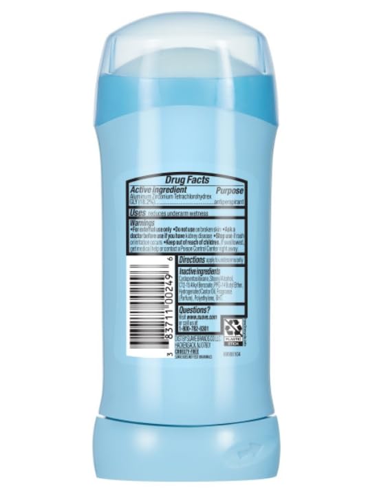 Suave Deodorant Women cruelty-free by PETA certification logo.