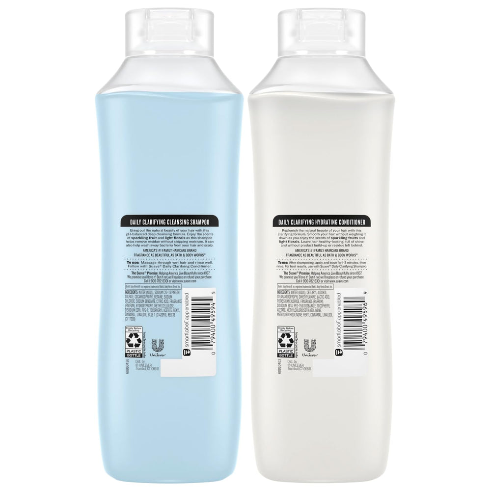 Suave hair after use shows natural shine without heaviness