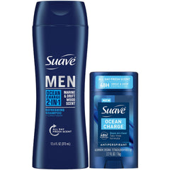 Suave Ocean Charge: champú y acondicionador en uno para cabello limpio