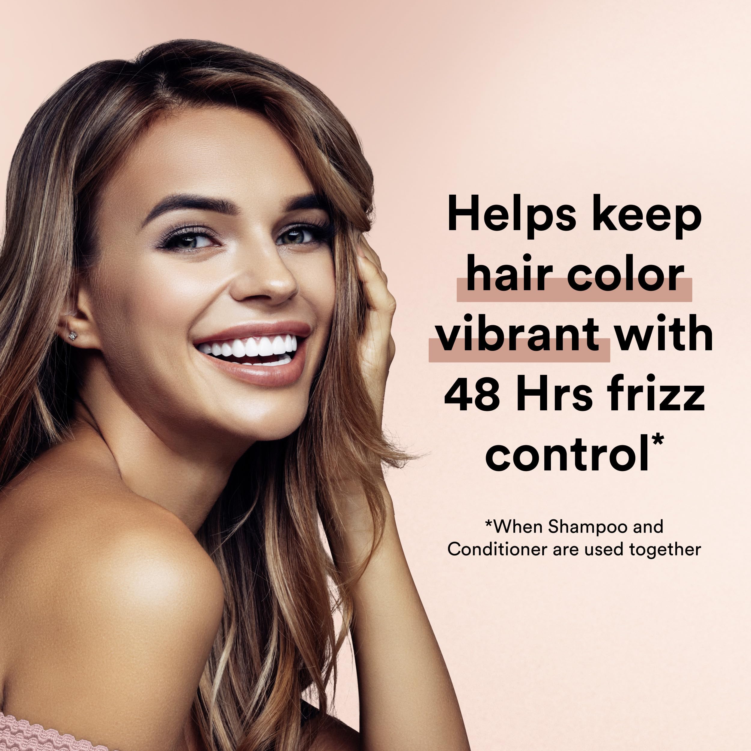 Suave Keratin Infusion Conditioner close-up emphasizes detangling hydration