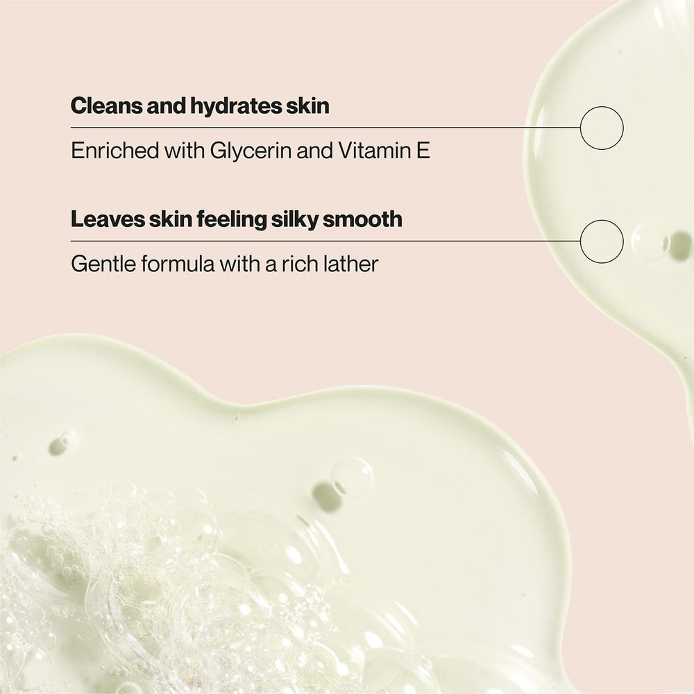 Suave Mango Citrus rich foam illustrating hydrating texture