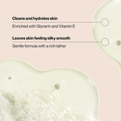 Suave Mango Citrus rich foam illustrating hydrating texture