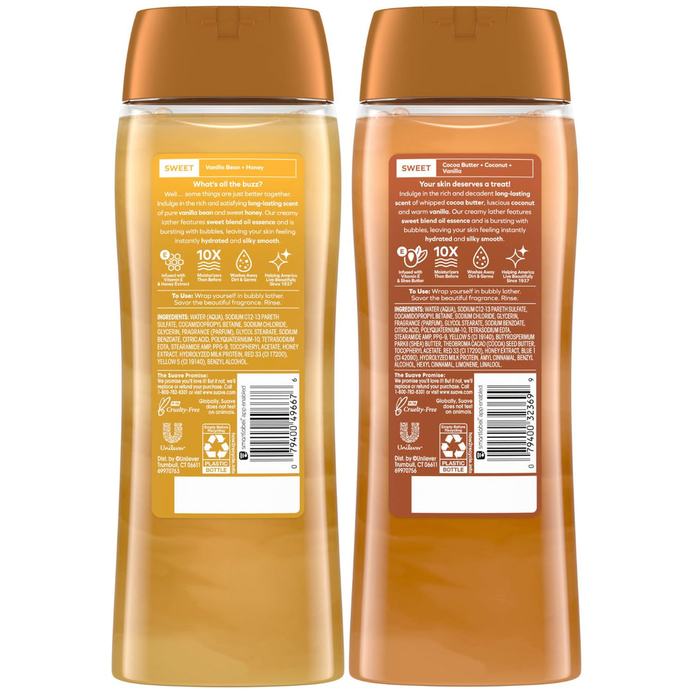 New packaging and larger two-pack boxes from Suave