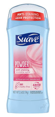 Suave pack-of-6 anti-perspirant box highlights value and ongoing protection.