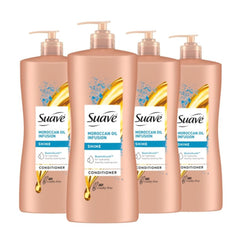 Suave Professionals Moroccan Infusion conditioner bottle delivering lasting shine