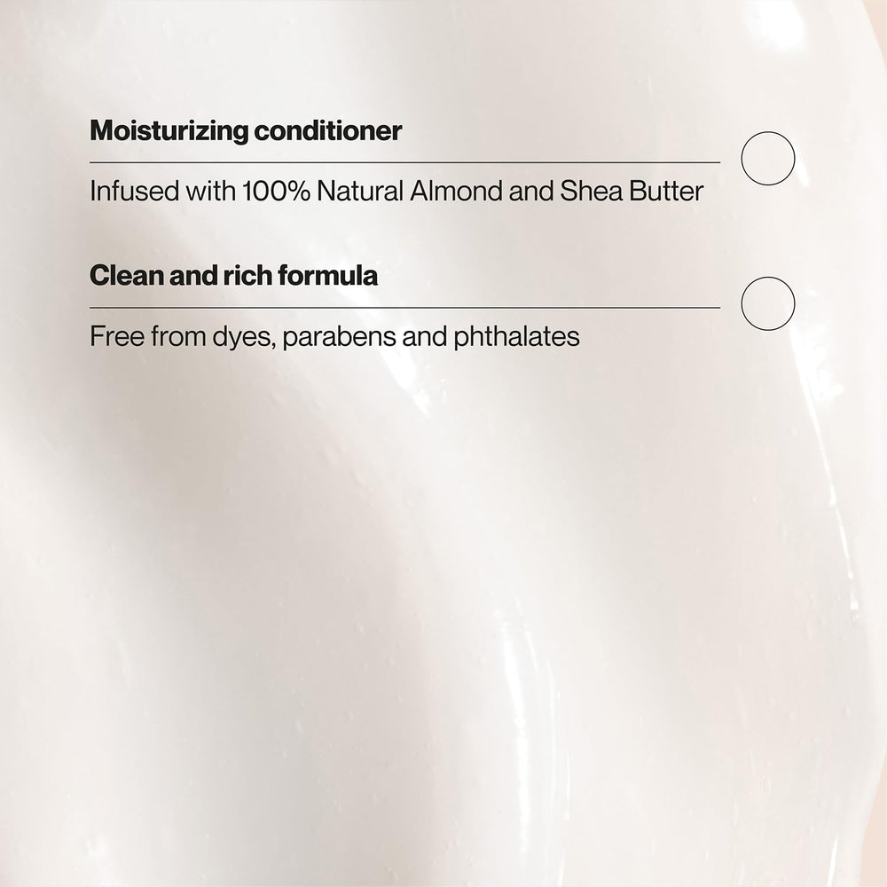 Shea butter texture swatch shows rich, creamy conditioning.