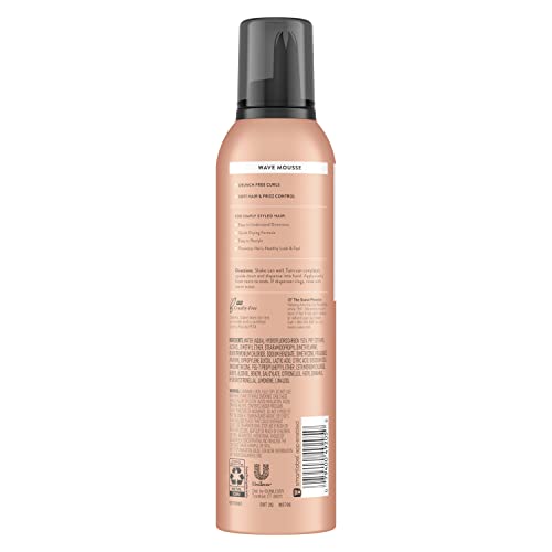 Suave Simply Styled Wave Mousse dispensing into hand enables easy application.