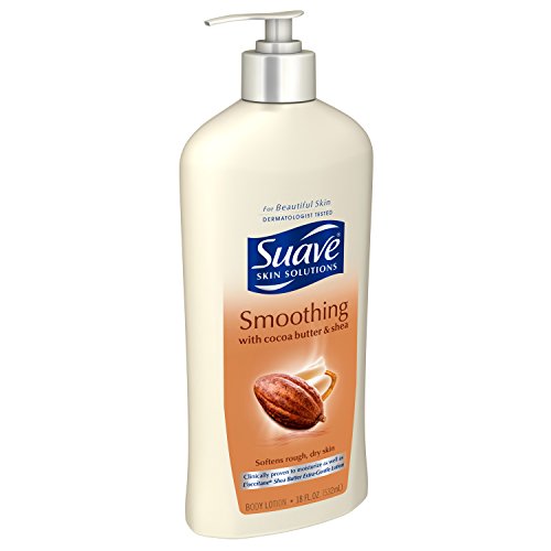 Product trio on shelf communicates practical daily skincare with Suave.