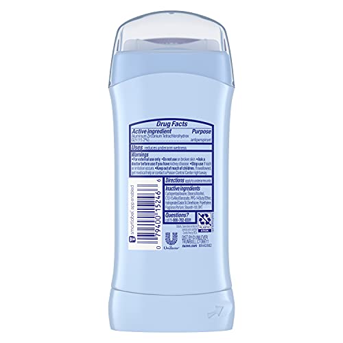 Suave Tropical Paradise stick close-up showing clear application for underarm protection