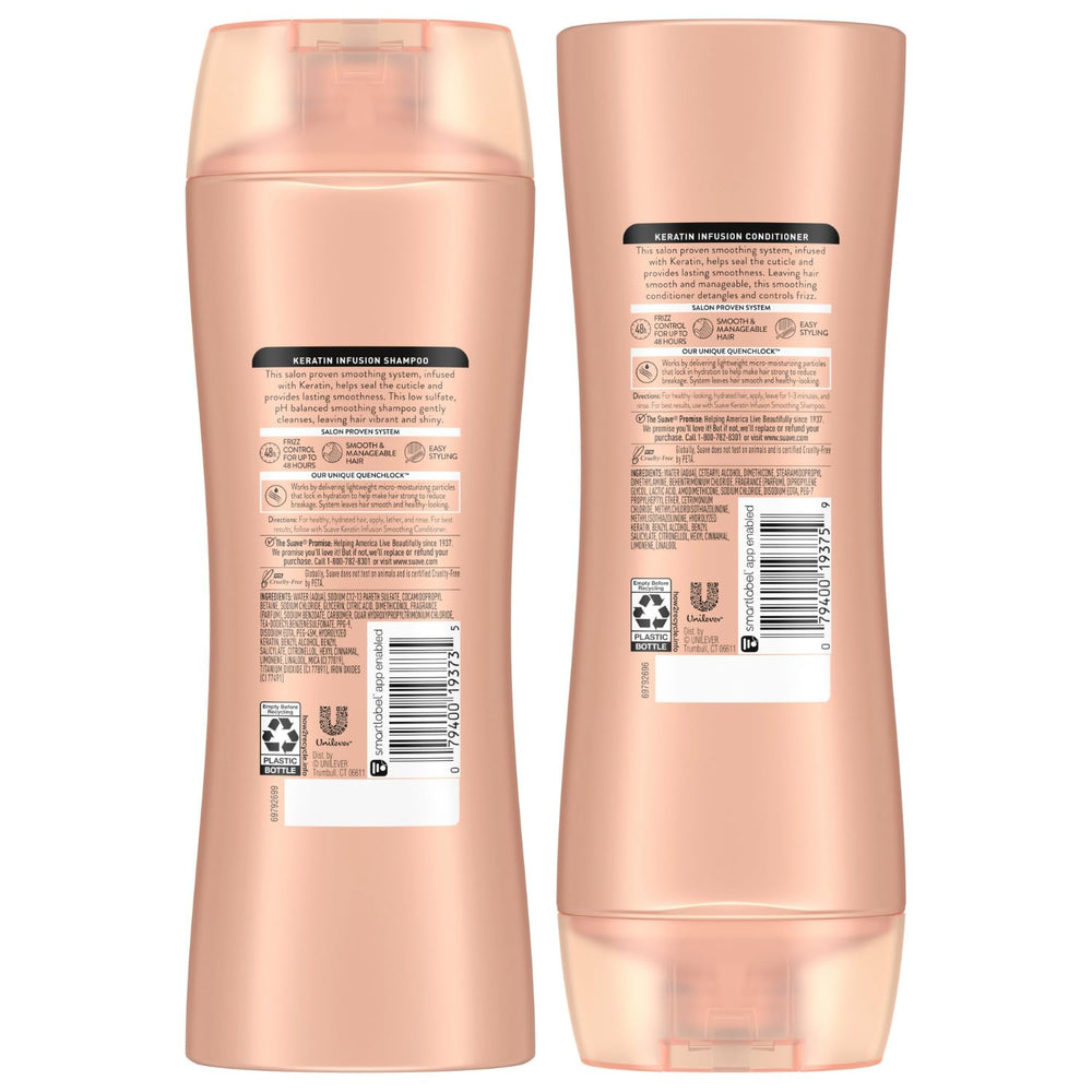 Suave Two Piece Set packaging communicates value and convenience