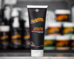Suavecito Firme Hold dispense closeup emphasizes precise application for defined styles