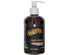 Suavecito Hair Cream pump bottle front view showing soft hold