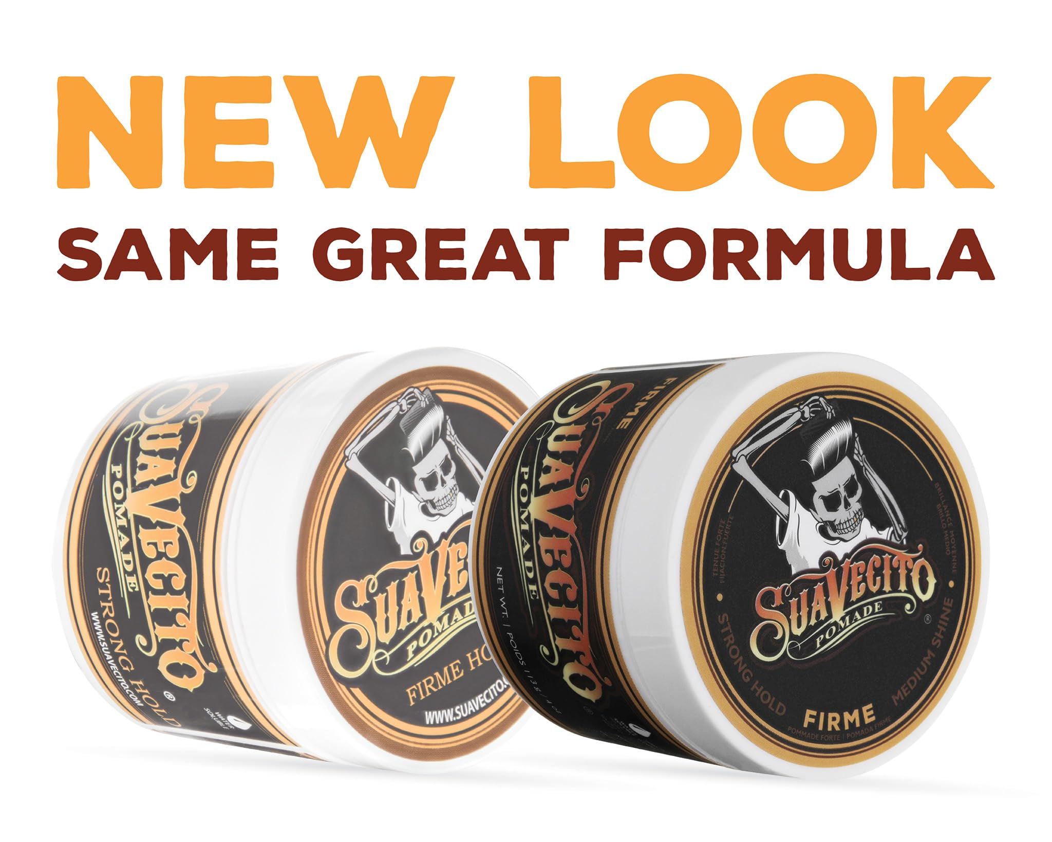 Suavecito Pomade Firme 3-pack display showing value.