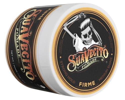 Suavecito Pomade Firme jar ready for quick, easy application.