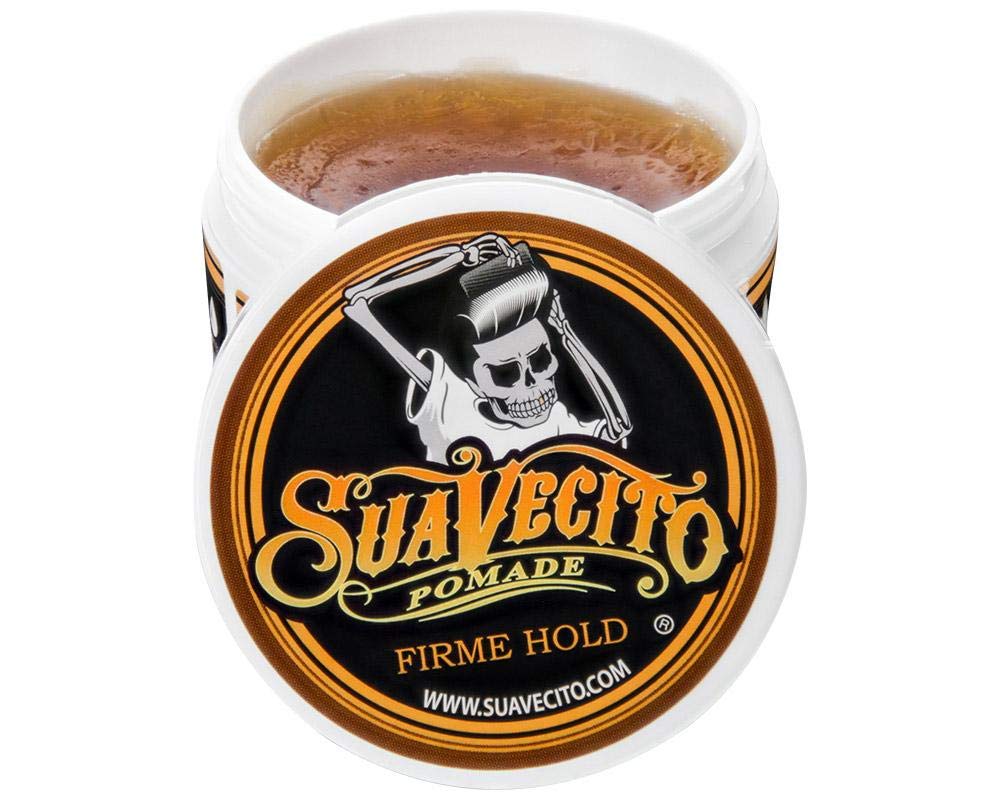 Suavecito Pomade Firme wash-out with water highlights easy removal