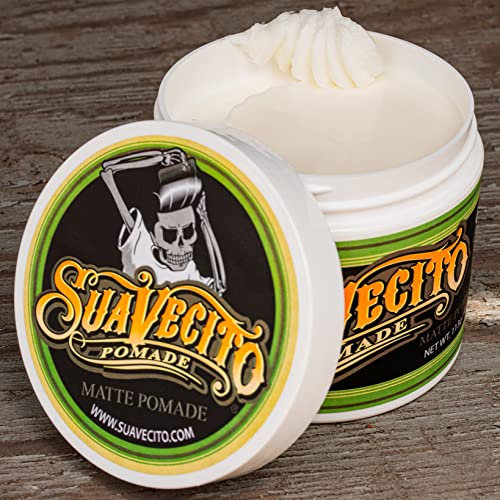 Hands style with Suavecito Pomade Matte for quick, everyday shaping