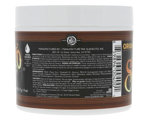 Suavecito Pomade Original 2-pack box highlights value and long-lasting hold for styling.