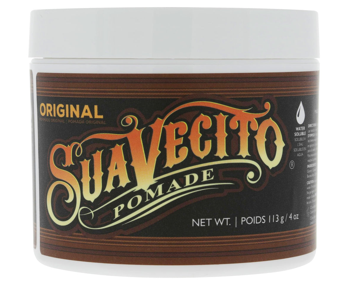 Suavecito Pomade Original Hold 4 oz jar for all-day hold.