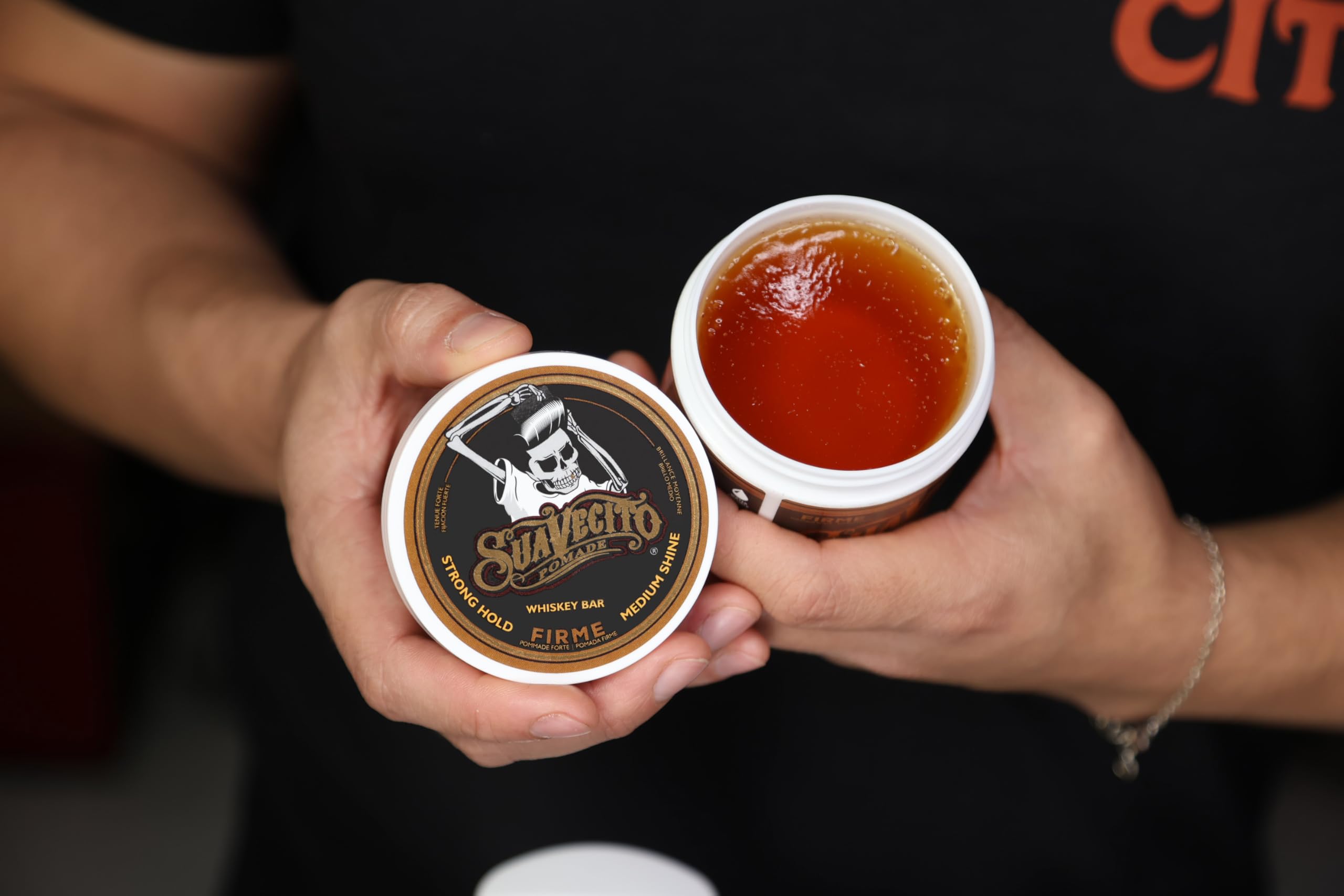 All-day style achieved with Suavecito Pomade Original Hold.