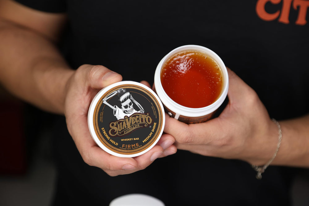 All-day style achieved with Suavecito Pomade Original Hold.