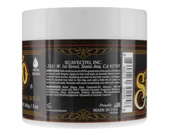 Suavecito Original Hold application shot shows creamy texture ideal for slickbacks.