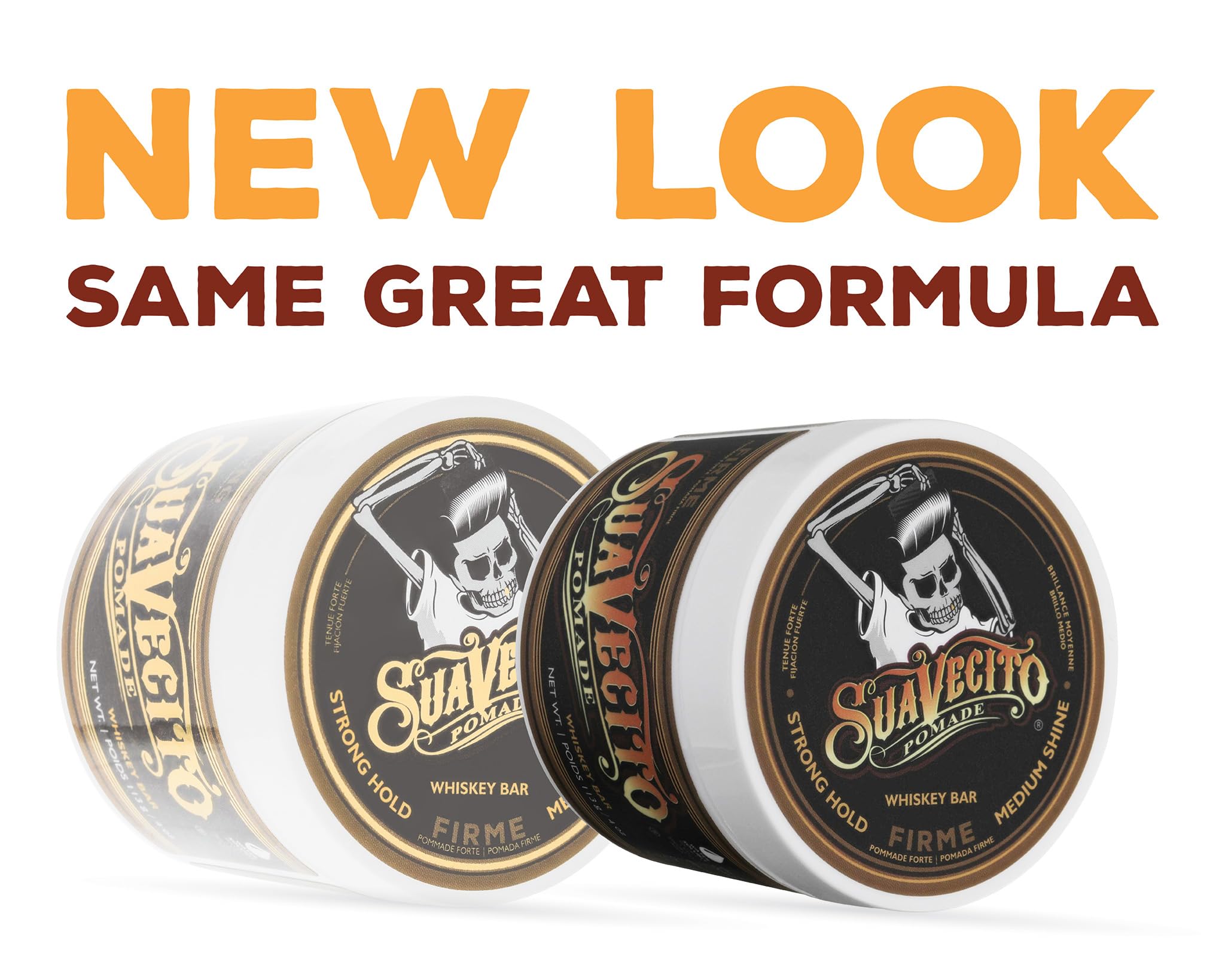 Easy washout with water for Suavecito Pomade Original Hold.