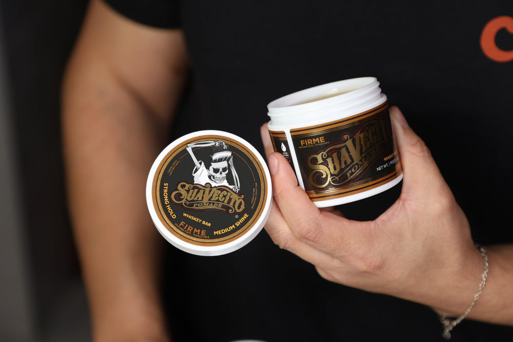 Flake-free formula from Suavecito Pomade delivers smooth, reliable hold.