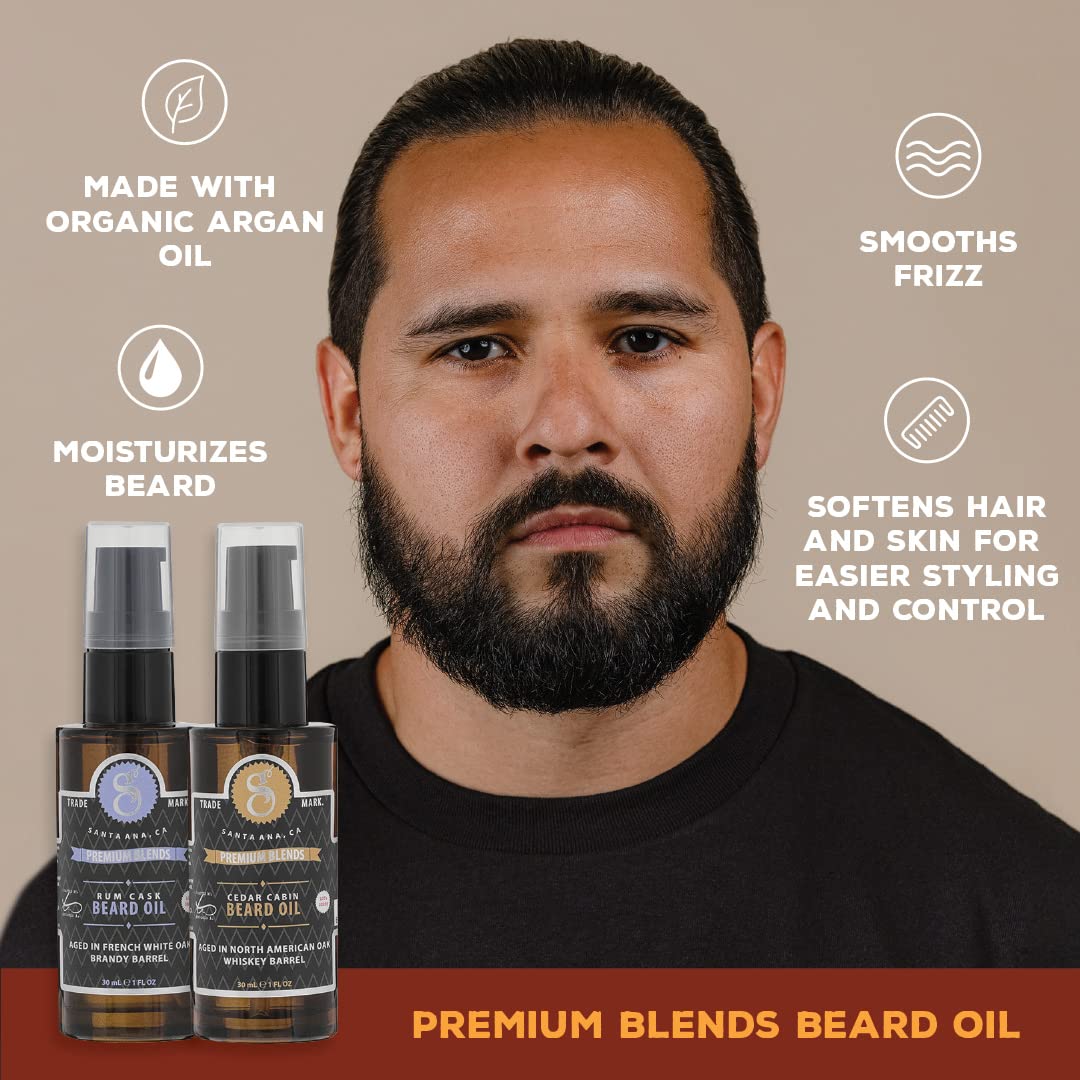 Suavecito Premium Blends hair-softening-beard softens facial hair for healthier-looking growth.