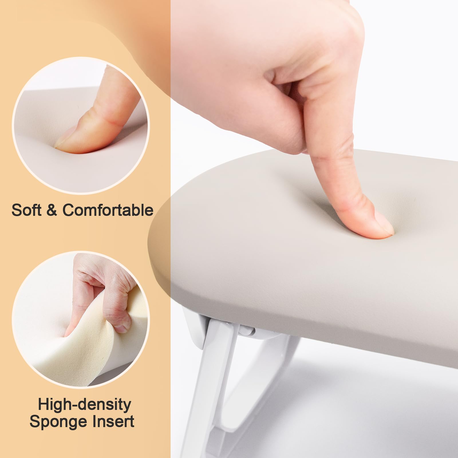 SUBAY Ergonomic design supports natural hand position during services.